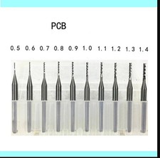 0.5~3.175mm Carbide End Mill Engraving Bits CNC PCB Machinery 1/8" shank