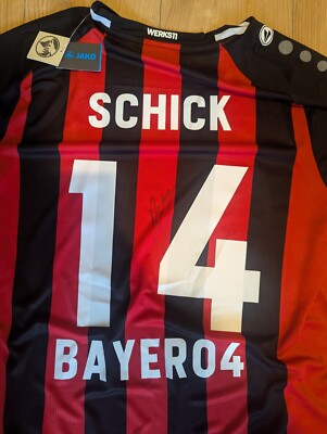 PATRIK SCHICK signed jersey Bayer Leverkusen 04 new autograph Germany Czechia XL