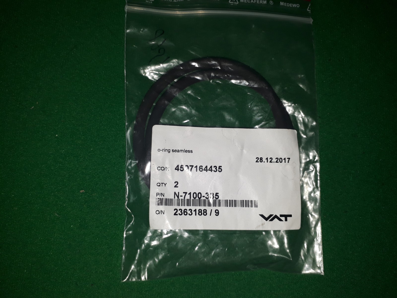 VAT 233837 VAT Gate Valve Lot of 2, NEW