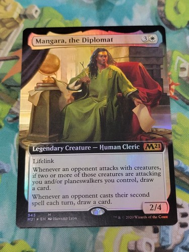MTG Mangara, The Diplomat Foil Full Art M21 LP