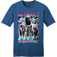 NEW ART SOCIETY x SWOD BIGGIE 90s TEE SHIRT MARITIME BLUE SM-4XLARGE MADE IN USA