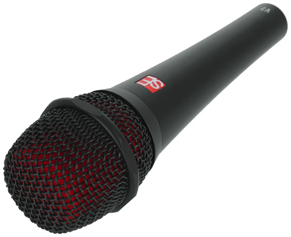 Se Electronics V7 Black All-Metal Handheld Dynamic Microphone Supercardioid Mic - Image 4 of 4