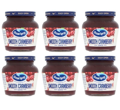 Ocean Spray Smooth Cranberry Sauce 200g Pack Of 6