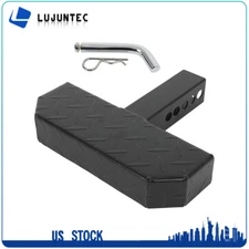 Universal Trailer Truck Towing Hitch Step Bar Guard Black For 2 inch Receiver