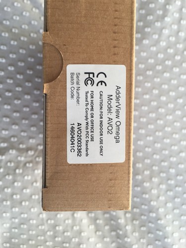 Adderview Omega 2-port KVM switch analogue VGA + PS/2 + audio exc. condition - Photo 3/12