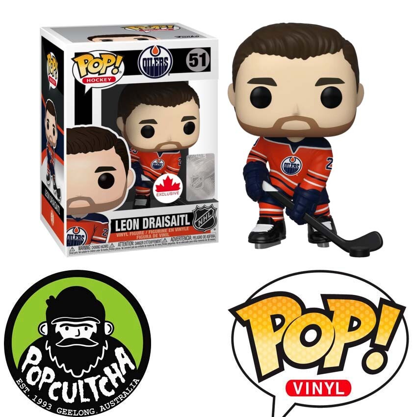 Nhl Hockey - Leon Draisaitl Edmonton Oilers Pop! Vinyl Figure &Quot;New&Quot;