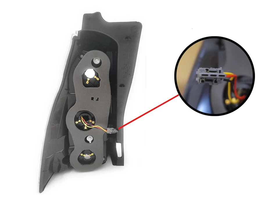 Juego de pares de luces traseras LED negras JDM para actualización de rendimiento 4Runner 2003-2009 Foto 3 de 4