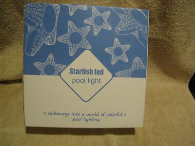 HKYUShine Starfish LED pool light LF-7218 NEW IN BOX Clear Bluetooth App Control