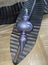 Frontgate Christmas Ornaments Lavender Purple  8 inch new