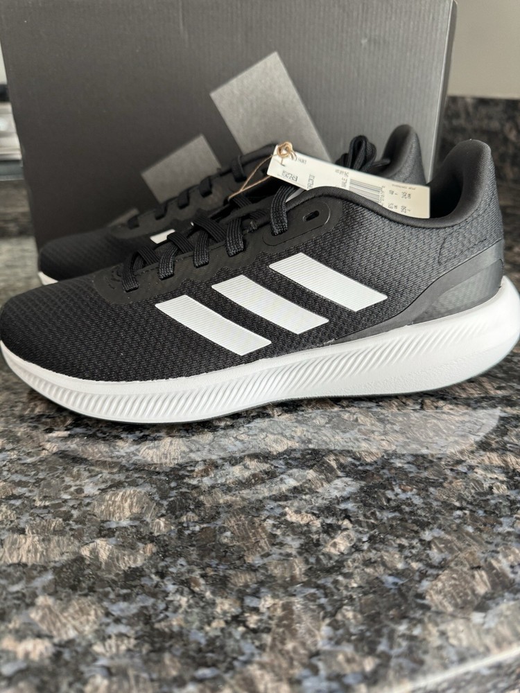 Men's Adidas Runfalcon 3.0 Cloudfoam Black Running Shoes HQ3790 Available in Multiple Sizes