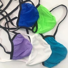 K1792 K179  Mens Pouch String Thong Bulge Enhancer Low Rise T Back Soft Thin