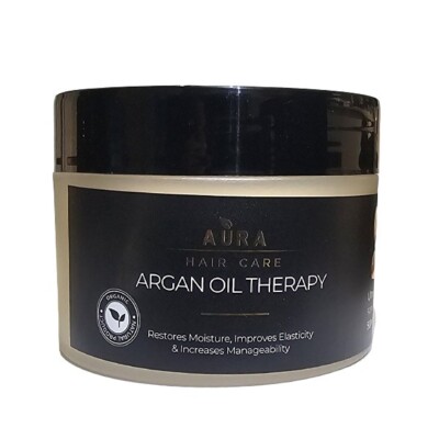 Aura Hair Care Argan Oil Therapy Mask 500m Professional Argan Oil Hydrating Mask