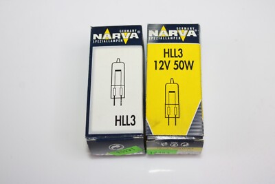 2x NOS Narva HLL3 HLL 12v 50w gy6 35-15 55296 bulbs