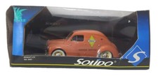 SOLIDO PRESTIGE 1/18 8407 ORANGE RENAULT 4 CV GARAGE SERVICE DIECAST MODEL BOXED