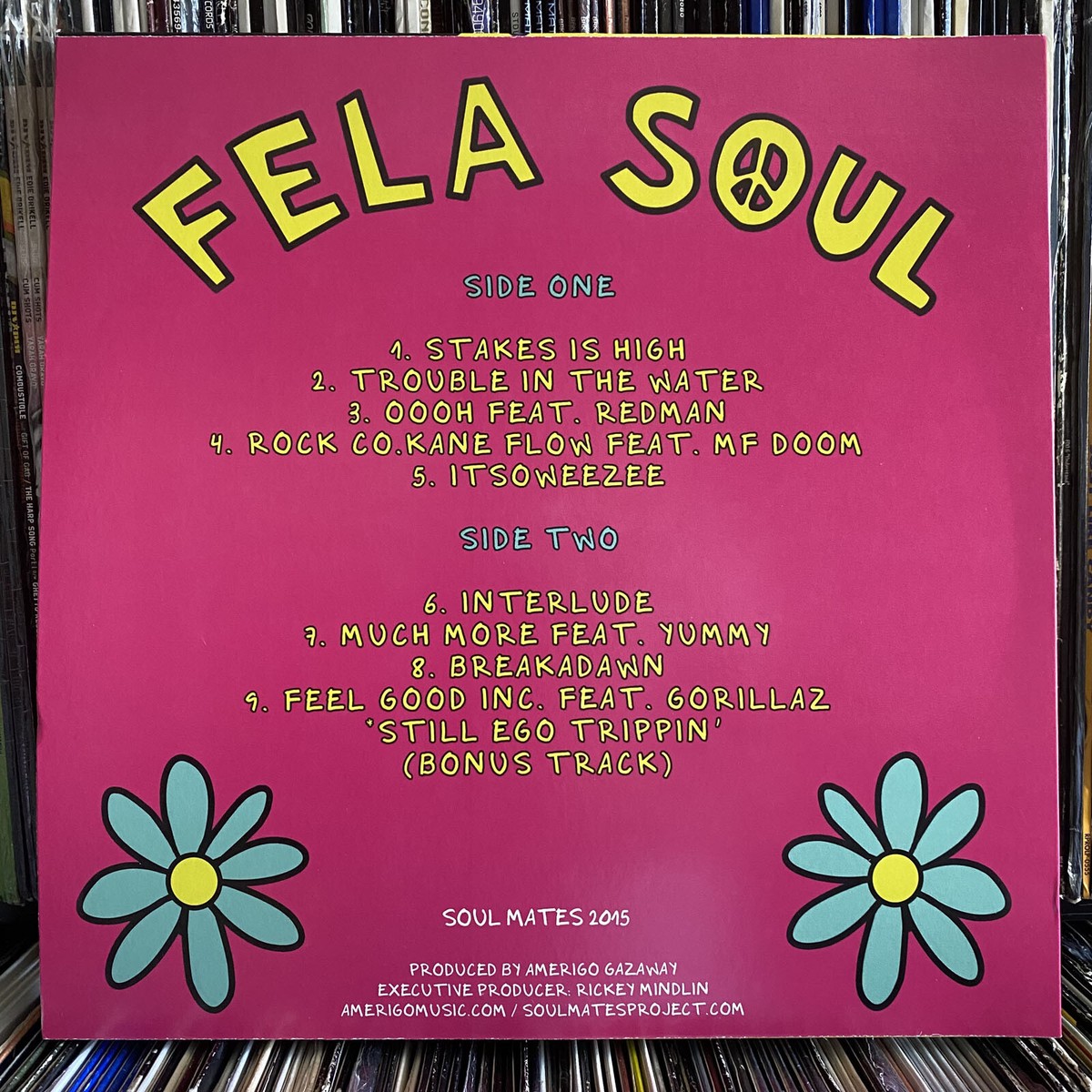 洋楽 Amerigo Gazaway - Fela Soul AMERIGO GAZAWAY - FELA SOUL (VINYL LP) 2015!! RARE!! DE LA