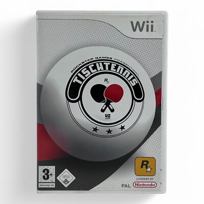 Wii - Rockstar Games Tischtennis / Table Tennis DE mit OVP sehr guter Zustand