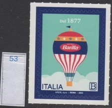 Stamp Italy 2022 MNH New Unused Gum Barilla