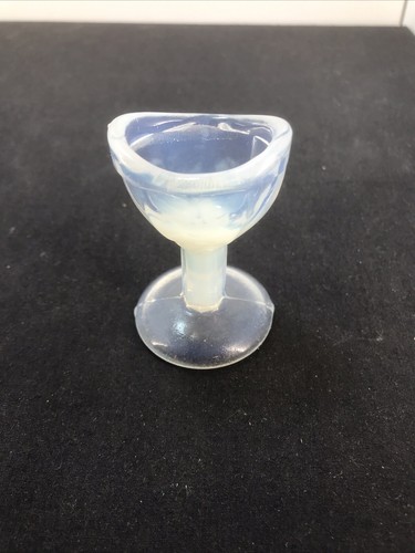 Vtg Opalescent Glass Eye Wash 2.5” - Picture 1 of 6