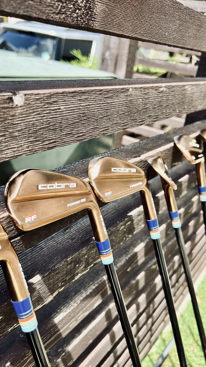Set De Fers Cobra RF MB Copper - 4-PW - Manches Acier KBS Tour C-Taper 120 - Stiff