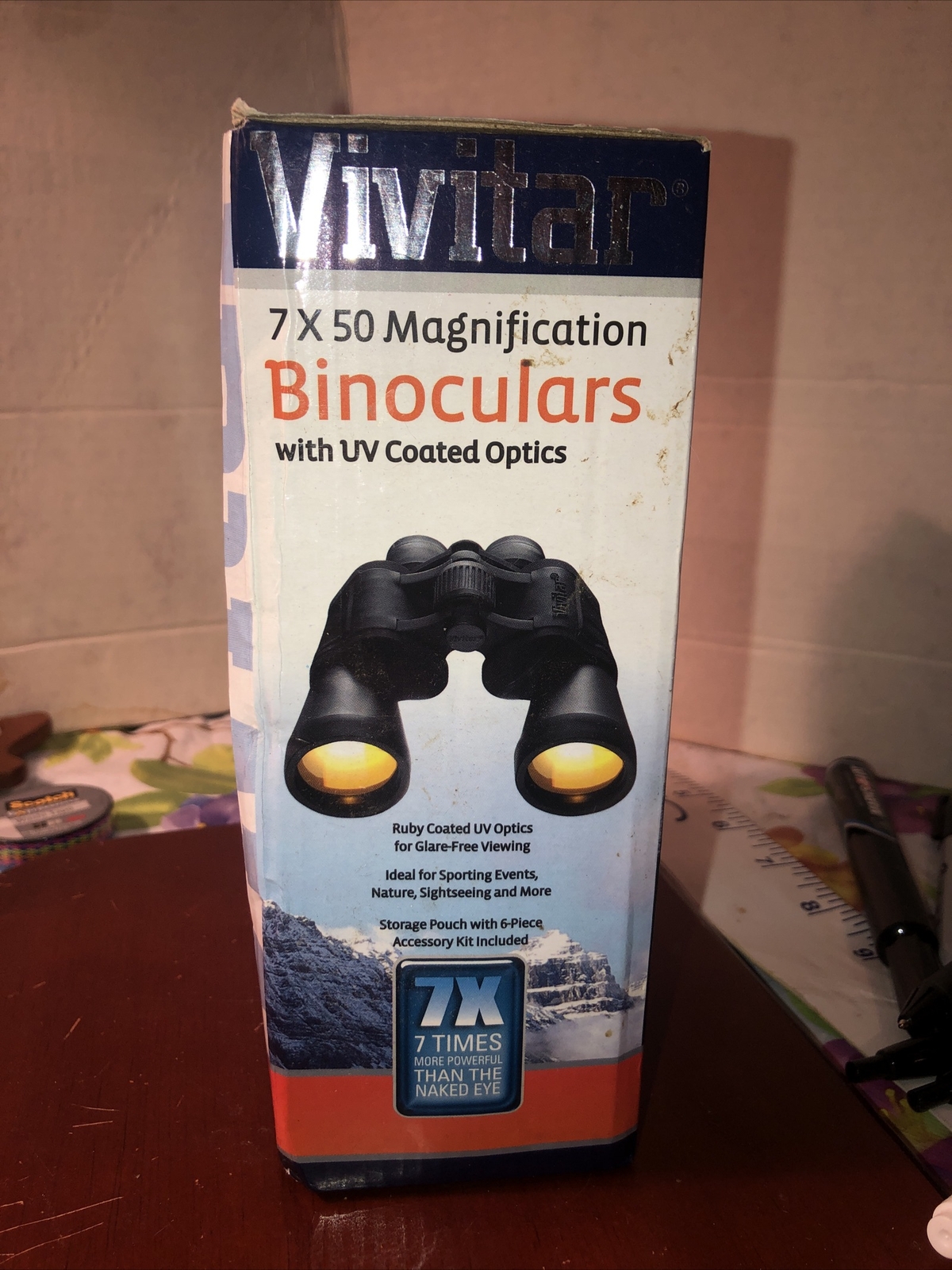 Vivitar 7 X 50 Magnification Binoculars With UV Coated Optics for sale