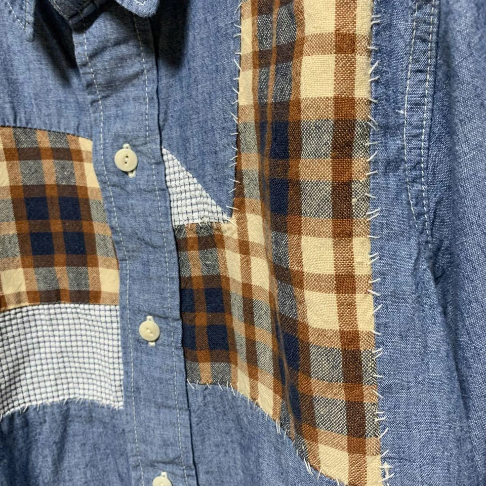 Camisa Denim Visvim Patchwork Talla-1 Para Hombre Prendas para el torso Hechas en Japón Usadas Foto 2 de 4