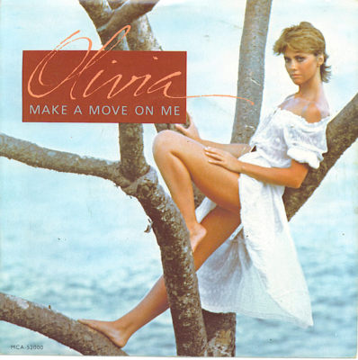 OLIVIA NEWTON-JOHN  Make A Move On Me / Falling 45 with GREAT PicSleeve