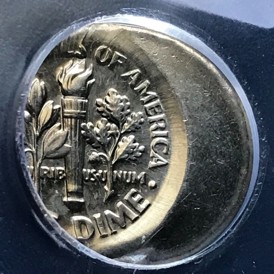 1999 Roosevelt Dime ICG MS 64 50% Off-Center Error  - Image 3 of 4