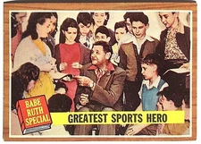 1962 Topps GREATEST SPORTS HERO #143 Babe Ruth New York Yankees HOF