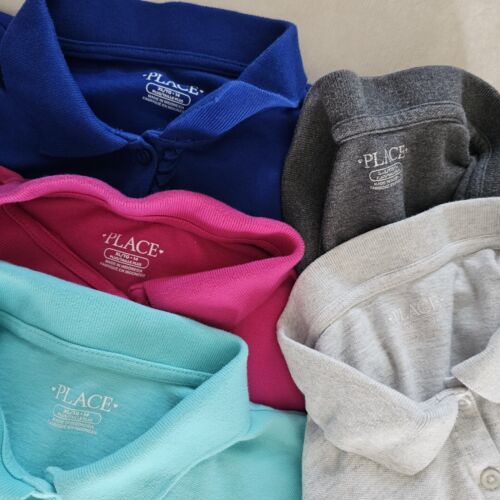 Childrens Place Girl Polo Shirt School Uniform Lot Of 5 Size 14 Plus/ 16