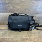Genuine small/ medium size Sony Dslr Camera soft case with strap