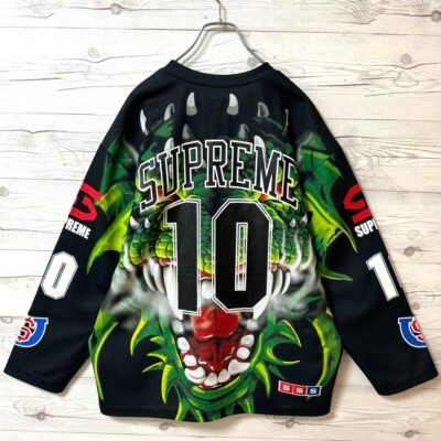 Supreme Dragon Hockey Jersey Color Black Green Size L | eBay Supreme Dragon Hockey Jersey Color Black Green Size L | eBay