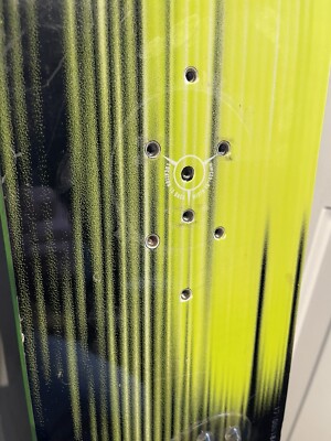 Burton Factory Prime 150 mm Alpine Racing SnowBoard Black Lime