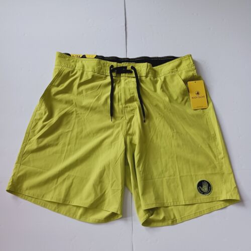 NWT Mens Body Glove Board Shorts Premium Stretch Size L/34 Length 19" Vapor $60