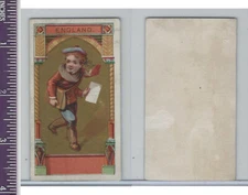 Victorian Card, 1890's, ZZ, Mial Delivery England