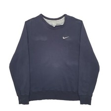 NIKE Crewneck Cotton Blend Jumper Sweatshirt Mens L