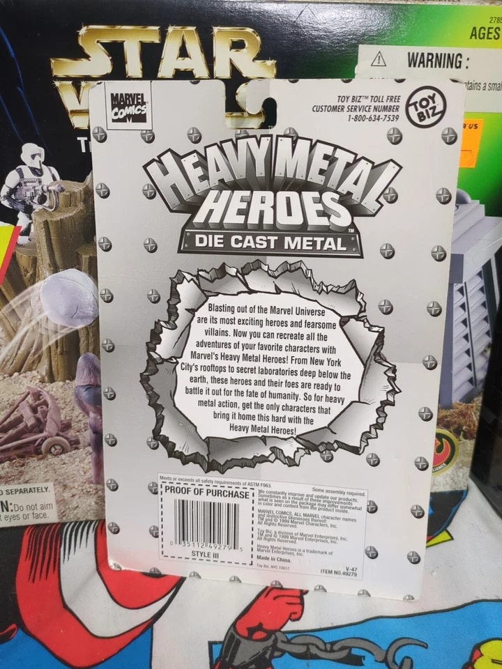 Figuras de metal fundido a presión Marvel Spiderman Silver Surfer Dr Doom ToyBiz 1999 GRATIS Foto 2 de 4