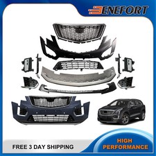 Complete Front Bumper Cover Kit With Running Lights For 2020-2023 Cadillac Xt5