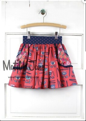 Jupe Fille Matilda Jane Secret Fields Hold The Phone Taille 10 Rose A-line Neuve Avec étiquette
