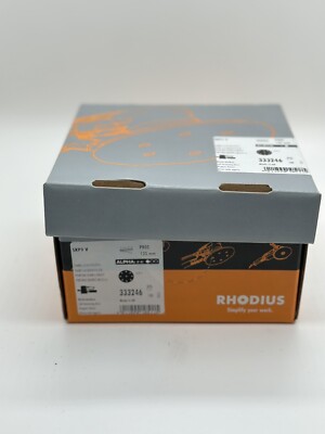 100 Rhodius SKP9 V Schleifscheiben 125mm klett 9 Loch Schleif P800 333246