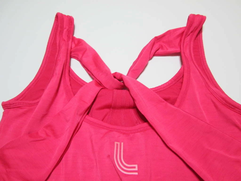 lole crossback fitted lined sportwear tank-top
