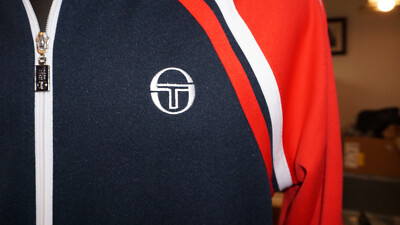 SERGIO TACCHINI New Men John McEnroe Jacket Size L Rare! | eBay
