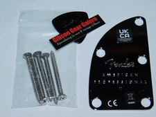 Fender Jazz Bass Neck Plate Pro Contour Chrome Guitar Parts Project Precision 2