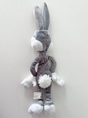 Bugs Bunny Plush Stuffed Doll 15” - Six Flags Souvenir - Poseable