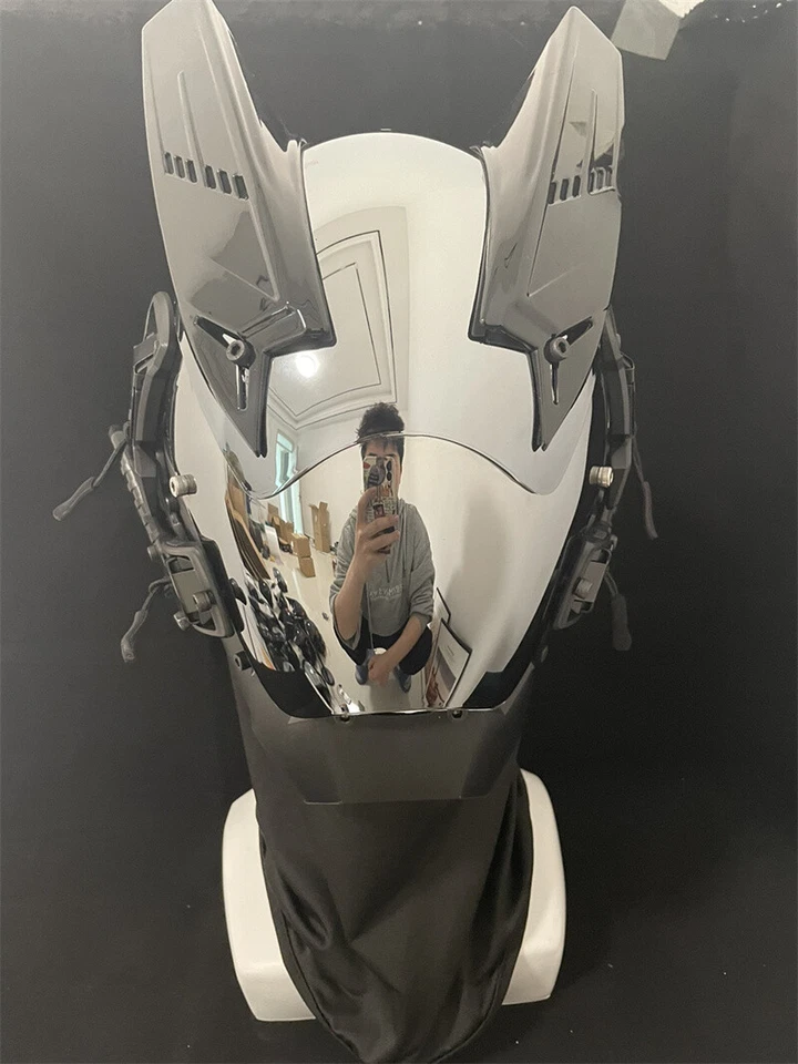 Cyberpunk Mask Cosplay Helmet Star Wars Kamen Rider Dance Props Halloween Toys - Image 2 of 4