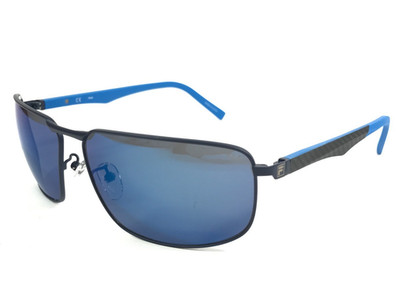 Fila Sunglasses SFI446 COL.696B Matte Blue Frames with Smoke Blue Mirror Lenses