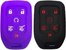 Key Fob Cover Silicone Protection 6Bto Key Shell Key Case Compatible with 2017-2
