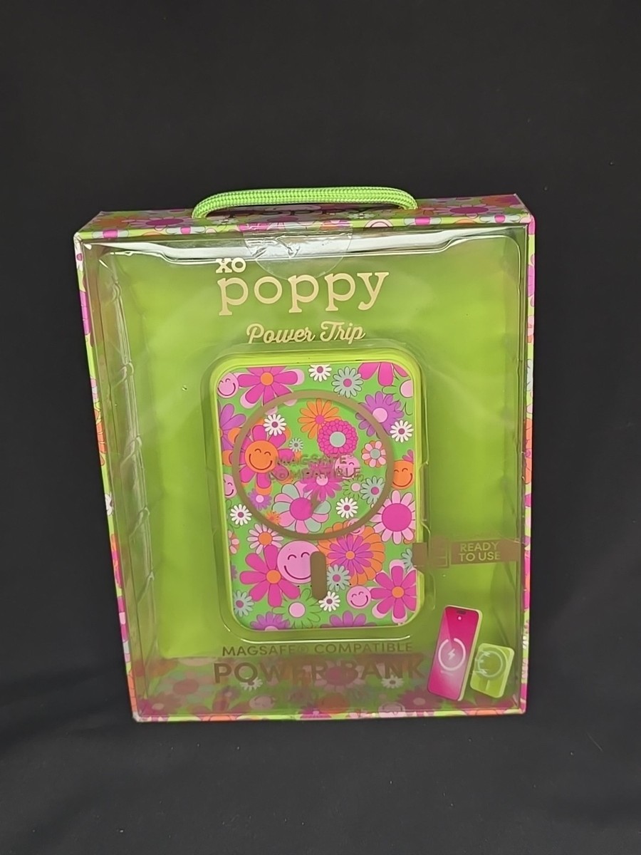 XO Poppy LOT - Magsafe Bank, 5k Power Bank Charger, Heyday