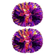 PET Cheerleading Pom Poms with