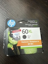 HP 60XL Ink Cartridge - Black exp 08/2026