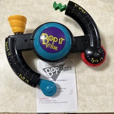 Bop It Extreme 1998 Hasbro Electronic Handheld Game Tested Works W Manual VTG